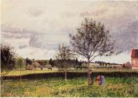 Pissarro, Camille - Eragny Landscape, Le Pre